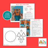 Easy Tiger Craft Fine Motor Activity with Washi Tape