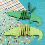Clothespin Alligator Craft Fine Motor Activity for Kids