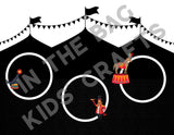 Fingerprint Craft Circus Printables