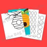 Beehive Craft Template