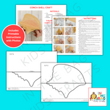 3D Paper Conch Shell Craft