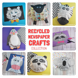 Recycled Newspaper Crafts for Kids eBook