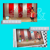 Fingerprint Craft Circus Printables