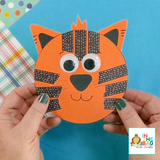 Easy Tiger Craft Fine Motor Activity with Washi Tape