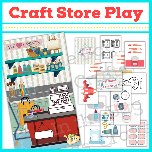 Craft Store Printable Poster Play Set