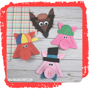 Three Little Pigs Craft Collection Templates