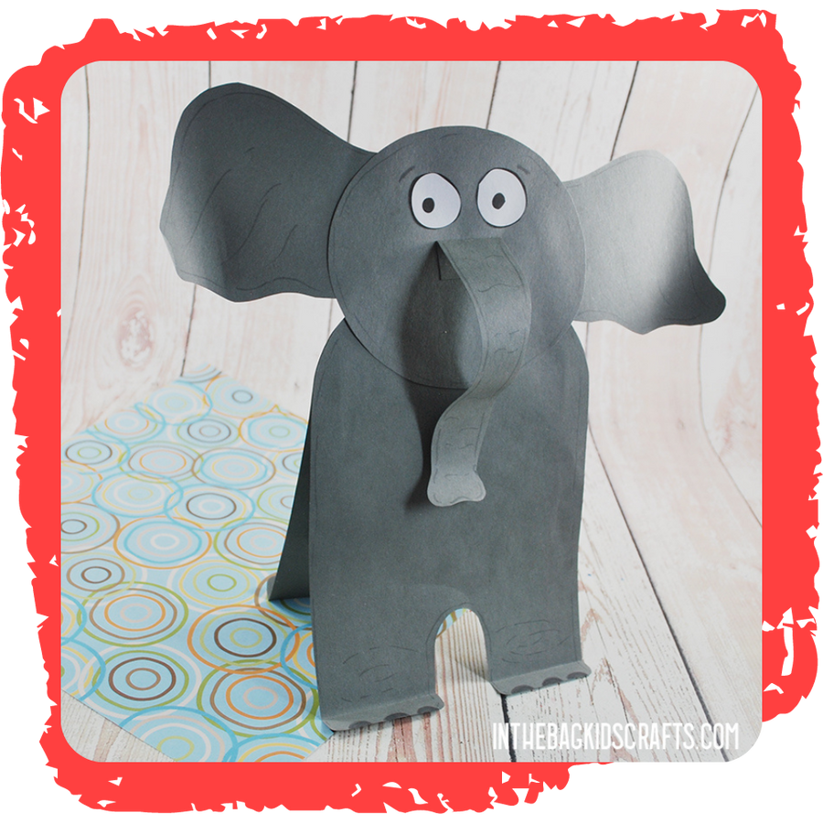 Paper Elephant Craft In the Bag Kids' Crafts