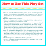 Craft Store Printable Poster Play Set