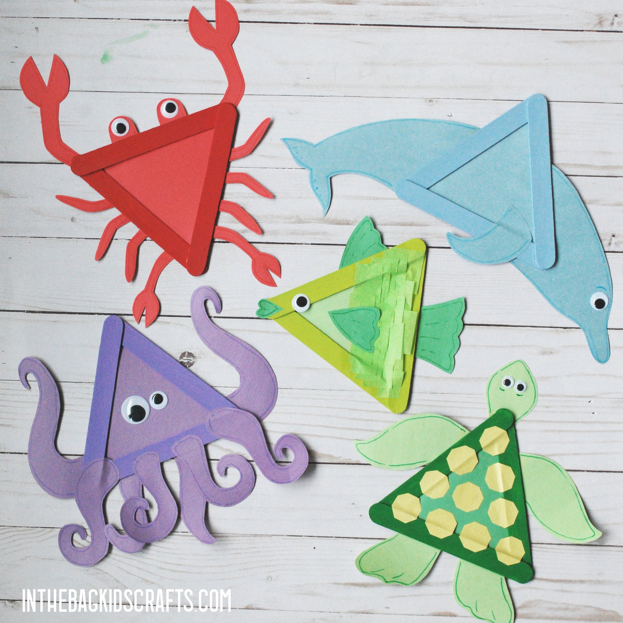 Triangle Crafts Collection – In the Bag Kids' Crafts