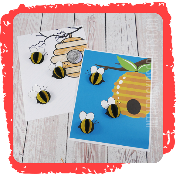 Beehive Craft Template